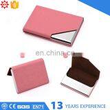 Pink Famale Leather Material Card Case thumbnail-1