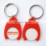 Plastic Trolley Token Keyring With Printed Logo thumbnail-3