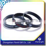Souvenir Gifts Color Infilled Branding Silicone id Bracelet thumbnail-1