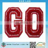 Sequin Decoration Embroidery, Unique Letter Embroidered Applique thumbnail-4