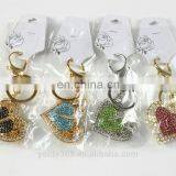 Hot Selling Metal Key Chain Heart Creative Bag Accessories