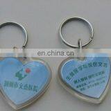 Heart Shape Acrylic Keychain Custom Shape Acrylic Keyring