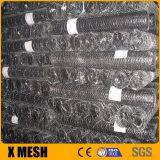 100ft pvc coated poultry farm wire netting/poultry chicken wire netting/green coated hexagonal wire mesh factory