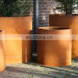 Flower Bed Laser Cut Corten Steel Round Raised Beds thumbnail-6