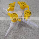 Deck Mounted Solid Brass Chemical Laboratory Gas Tap With Double Outlets thumbnail-5