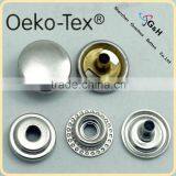 15mm 406# Press Snap Button With Silver Color