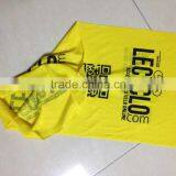 Fluorescent Yellow With Black Custom Logo Bandana thumbnail-2