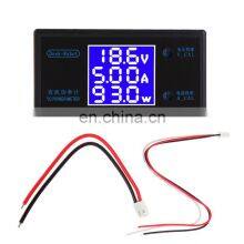 DC 0-100В 10А 1000Вт ЖК-дисплейный цифровой вольтметр, амперметр, ваттметр, измеритель напряжения, тока и мощности, детектор напряжения, тестер, монитор 12В 24В 36В