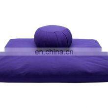 Top Cotton Filled Zafu & Zabuton Meditation Cushion Set Indian Cushion From India thumbnail-2