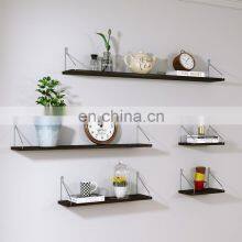Wooden Floating Shelves Wall Mounted Set For Living Room thumbnail-3
