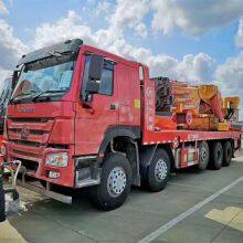 Sinotruk Howo 10x6 Crane Truck 60ton 90ton 100ton 120ton 130ton 150ton 180ton Knuckle Boom Crane thumbnail-2