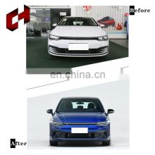 CH Brand New Material Real Bumper Complete Body Kit Pp Material R Style Bumper For VW Golf 8 2020 to R line