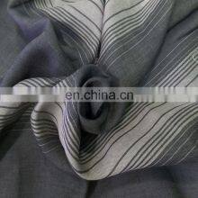 Pure Linen Cotton Yarn-dyed Fabric Woven Linen Striped Dress Fabric thumbnail-3