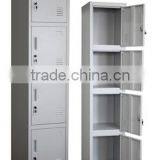 (DL-SL1) Foldable Single Unite 4 Door Employee Working Place Storage Steel Locker Cabinet thumbnail-2
