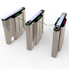Flap Barrier Turnstile / Access Control Flap Turnstile/ Flap Gate Optical Turnstile thumbnail-2