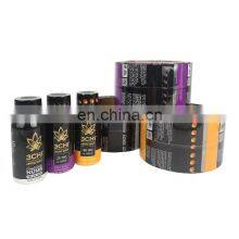 Food Grade Perforated Printable Heat Shrink PVC/PET Film Roll Sleeves Wrap Band Label Seal for Water/energy Drink Bottle