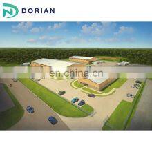 Autocad 3D Drawing Steel Structure Workshop Prefab Warehouse thumbnail-4