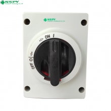 Wholesale Waterproof IP66 DC Isolator Switch Enclosure for PV System 32A Panel Type thumbnail-3
