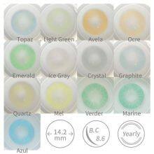 Nautral Colored Eye Contact Lenses 14.2mm Yearly Circle Lenses Wholesale Lentes De Contacto