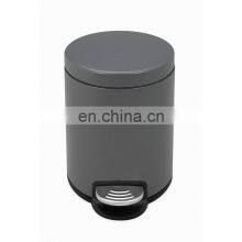 Household Products Rubbish Bin Steel Foot Pedal Dustbin Indoor Trash Can Kitchen Garbage Bin With Lid thumbnail-4