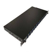 19inch ODF 24 sc Adatpers Sliding Patch Panel 12fibers 19'' ODF Rackmount Sliding Panel thumbnail-4
