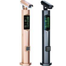 Electric Telescopic Door Stainless Steel Aluminum Alloy Sliding Door Suspension Door Linear Door School Construction Site Unit Factory Gate thumbnail-4