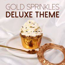 Luxury Party Cake Decorations Edible Gold Metallic Sprinkles for Bakery Decoration Ingredients thumbnail-3