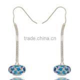 Cheap Murano Lampwork Glass Bead Dangling Earring Made in Shenzhen thumbnail-5