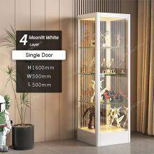 Interior Design Display Cabinet | Minimalist Glass Showcase for Home Staging & Decor