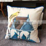 Wholesale Bird Custom Printting Chair Cushion Pillow thumbnail-1