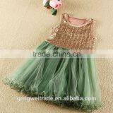 2015 Fashional Christmas Party Formal Sequin Dress Summer Boutique girls party dress christmas