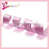 Famous Brand High Quality Polyester Satin Ribbon Ornaments Pink Ribbon Roll thumbnail-2