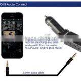 2015Bluetooth USB Car Mp3 Player Hands-free Phone FM Transmitter Double USB Display Charger thumbnail-3