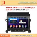 Touch Screen Car DVD for Toyota Alphard With GPS/radio