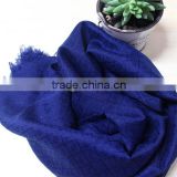 Fashionable voile pure color long scarf wholesale china factory women chinese scarf