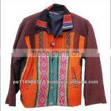 HANDMADE LOOM WOOL FABRIC JACKET
