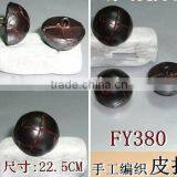 Genuine Leather Shank Button thumbnail-3