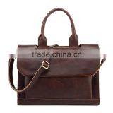 Black/Brown Pu Leather Men Handbag Business Portfolio