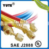 pro supplier refrigerant charging hose kit with metal fittings