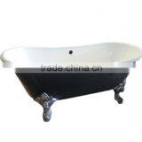 1800mm Classic Double Slipper Cast Iron Bath Tub Quality Choice thumbnail-1