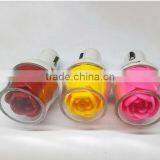 Factory New Fashion Dual USB Light Rose Pattern Car Charger/5V 2.6A