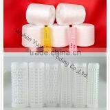 100% Spun Sewing Polyester Fibers/ Plastic Yarns Dyeing Cone Poly Sewing Thread thumbnail-2