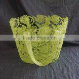 2016 Fashionable Crochet Cotton Baskets With Handles thumbnail-3