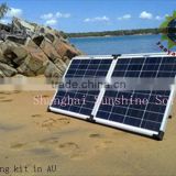 Folding solar panel kits