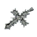 Fancy Jewelry Wholesale JCN0325 Unisex Stainless Steel Cross Necklace Pendant thumbnail-5