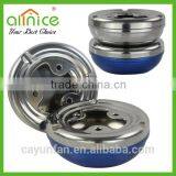 Household Ashtray/ Round Tobacco Jar/ Stainless Steel English Ashtray