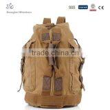 2015 Hot Sell Men's Cool Khaki Canvas Backpack for Camping and Hiking thumbnail-1