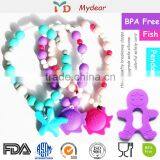 New Design Funny Fish and Starfish Shape Pacifier Chain thumbnail-2