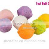 Mendior Mini Foot Bath Fizzy/bombs Natural Essence Oil Bath Salt Relax Home Funny OEM 30 g to 100 g thumbnail-2