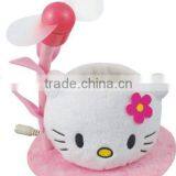 USB Fan With Plush Pen Holder thumbnail-1